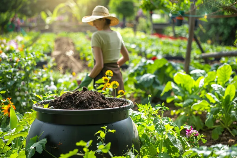 como funciona un compostador