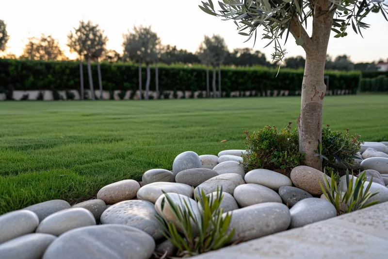 como poner piedras decorativas en el jardin