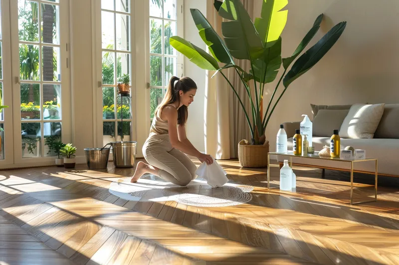 cómo quitar las manchas del parquet eficazmente