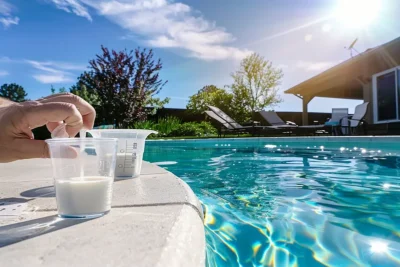 cuanto alguicida se le echa a la piscina