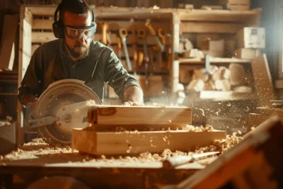 herramienta para cortar la madera